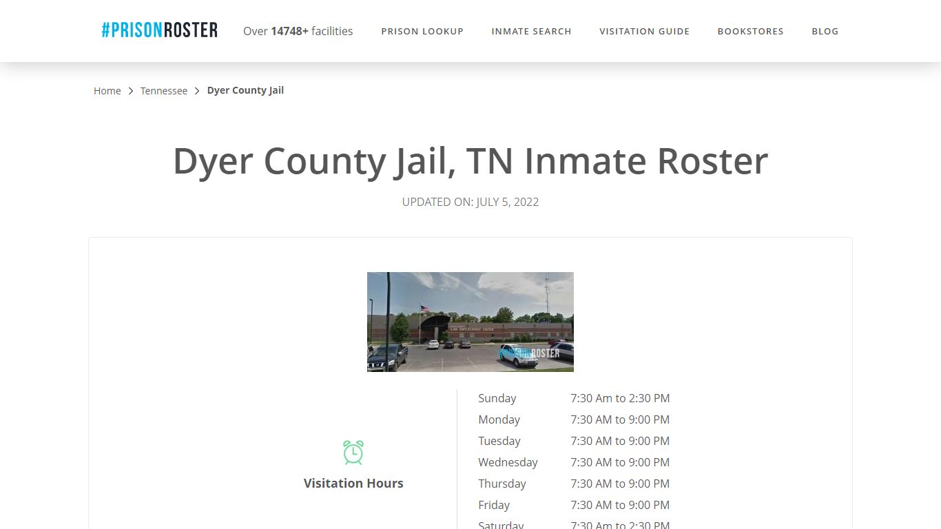 Dyer County Jail, TN Inmate Roster